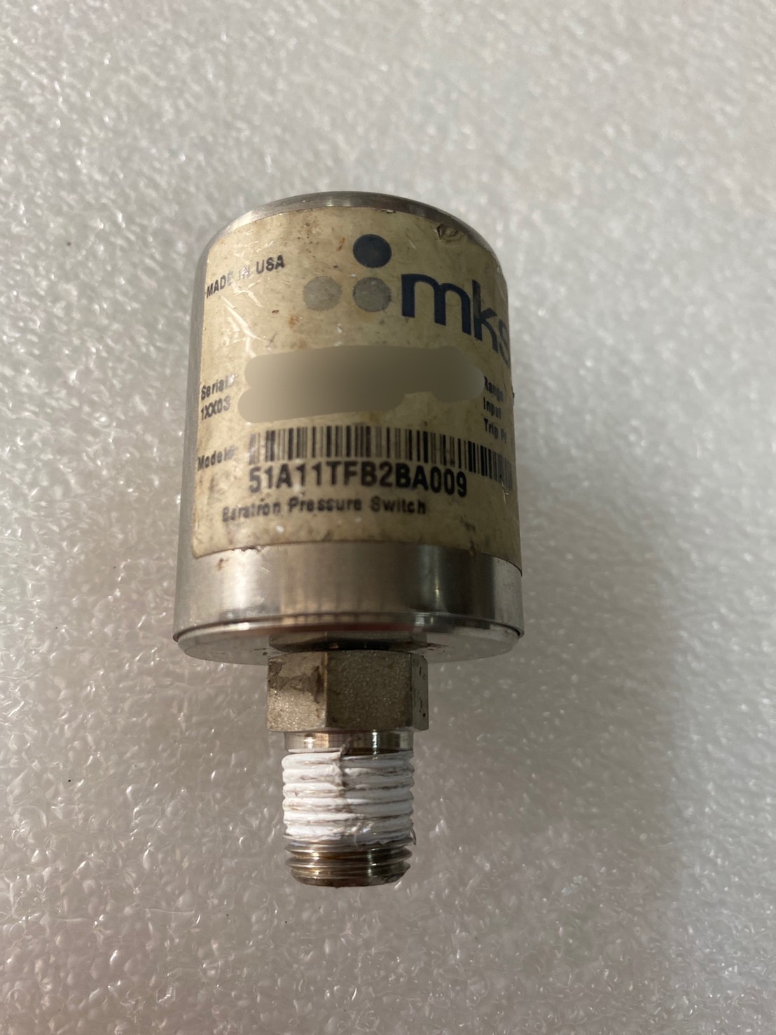 MKS Baratron Pressure Switch 51A11TFB2BA009圖片